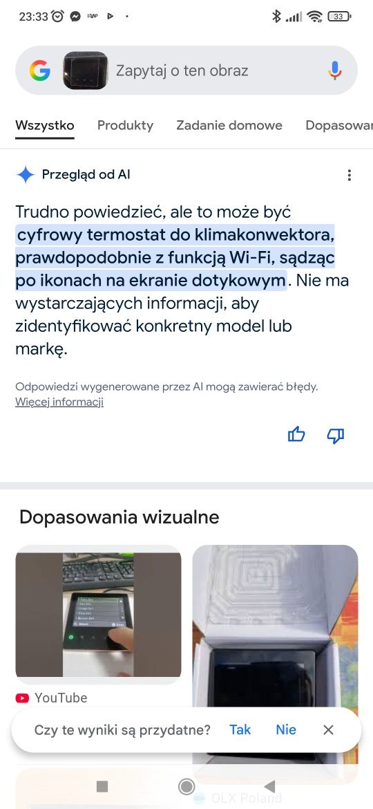 Inteligentny termostat avatto wifi