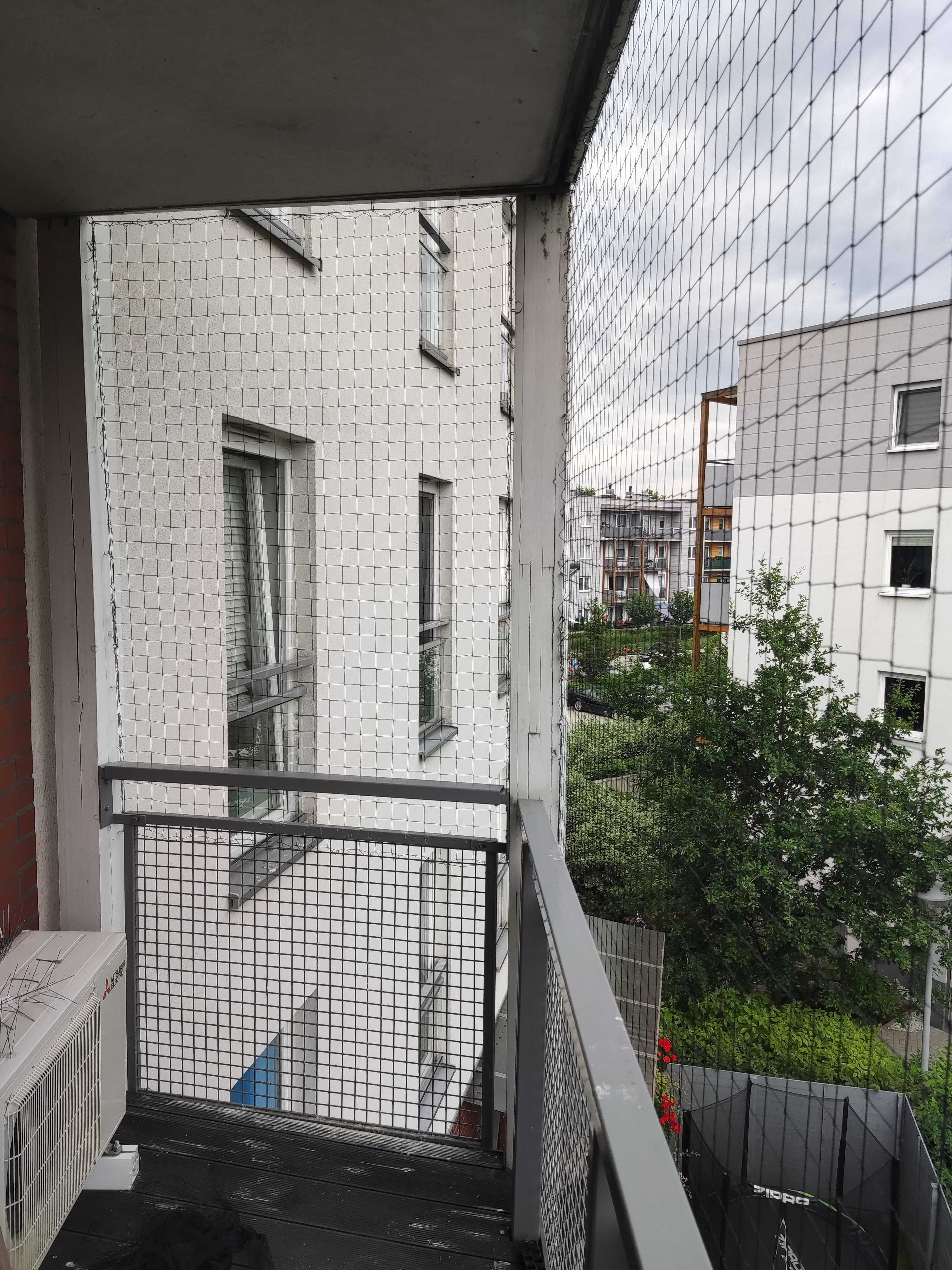 Siatka zabezpieczająca na balkon do ogrodu  3x5m