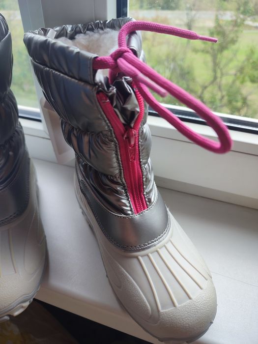 Сапожки детские полурезиновые утеплённые Chicco 31-32р