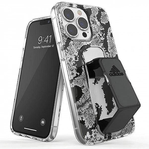 Etui Adidas Sp Clear Grip Case na iPhone 13 / iPhone 13 Pro - czarno-s