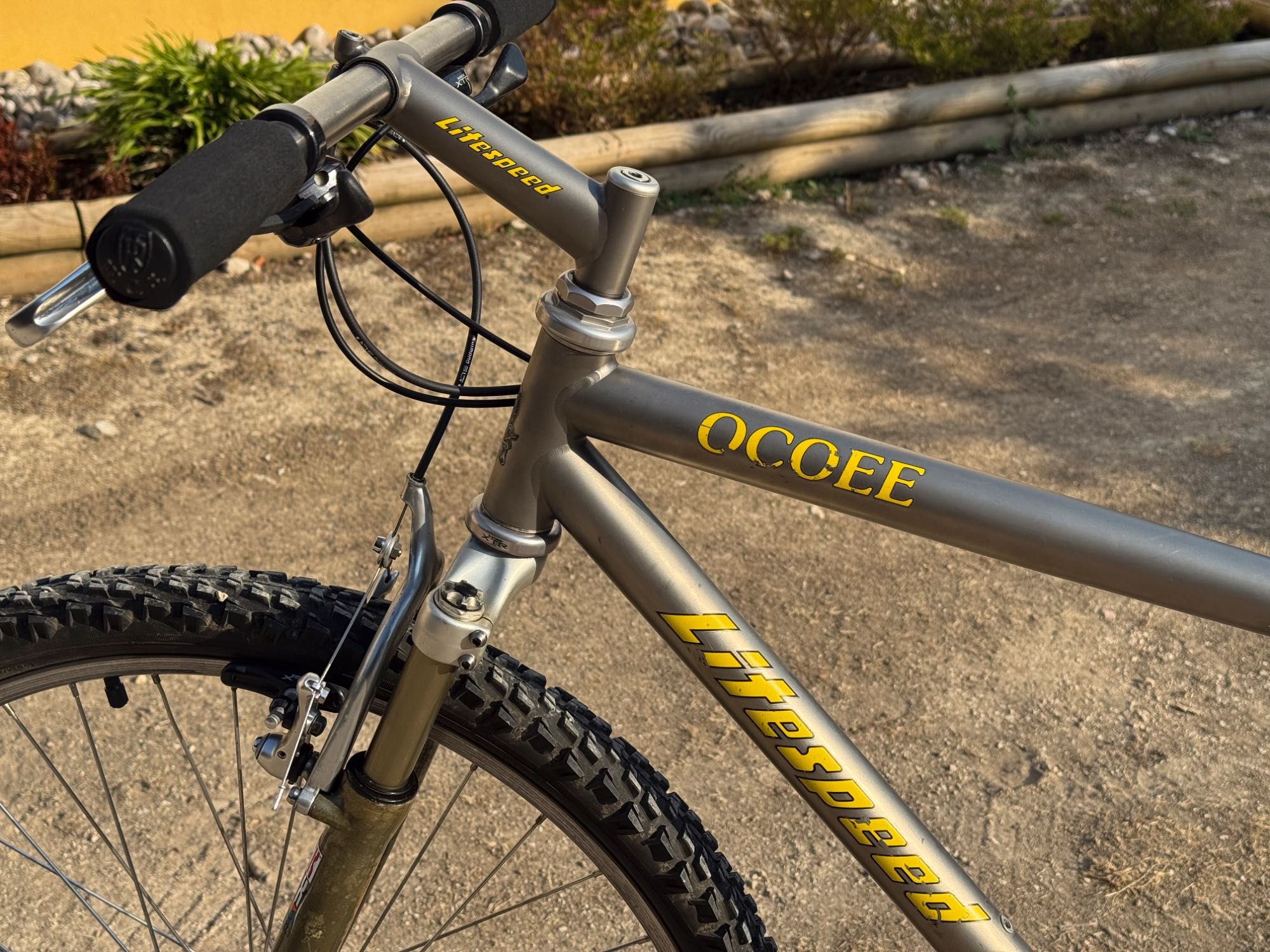 Litespeed OCOEE, 1994, Rock Shox Mag 21 SL, Full XTR M900, Syncros Ti