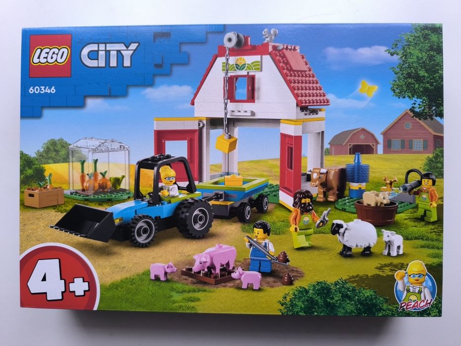 LEGO 60346 City - Stodoła i zwierzęta gospodarskie