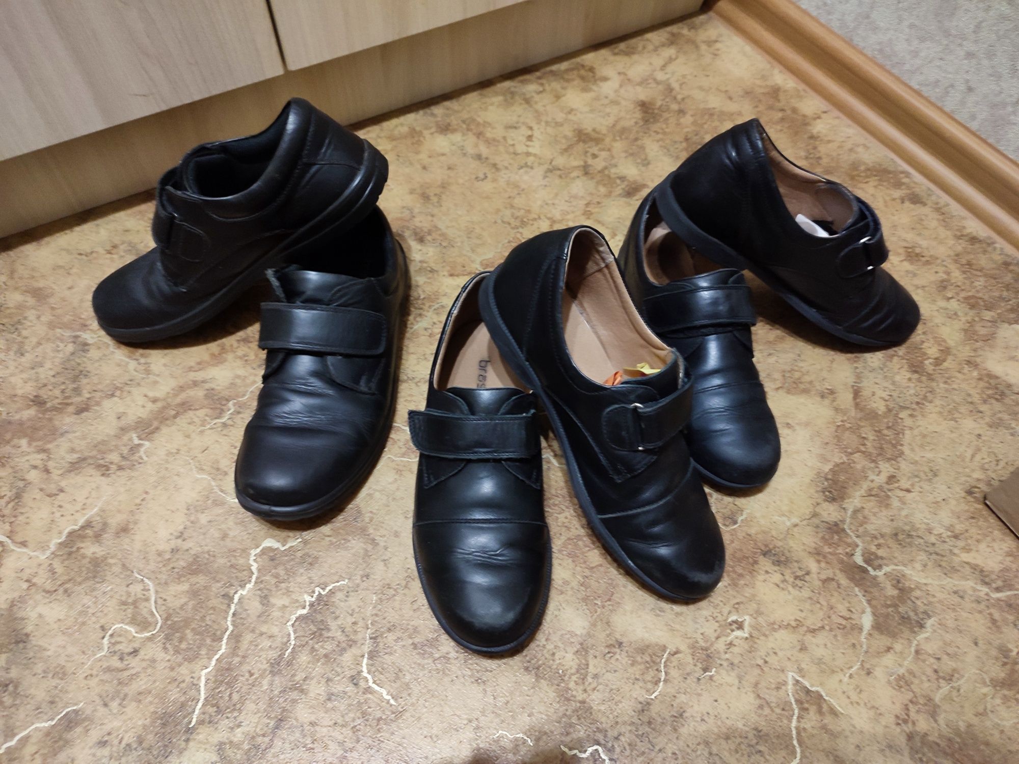 Туфлі Braska р.36, 37, 39 кожа черевики туфли кроссовки полуботинки