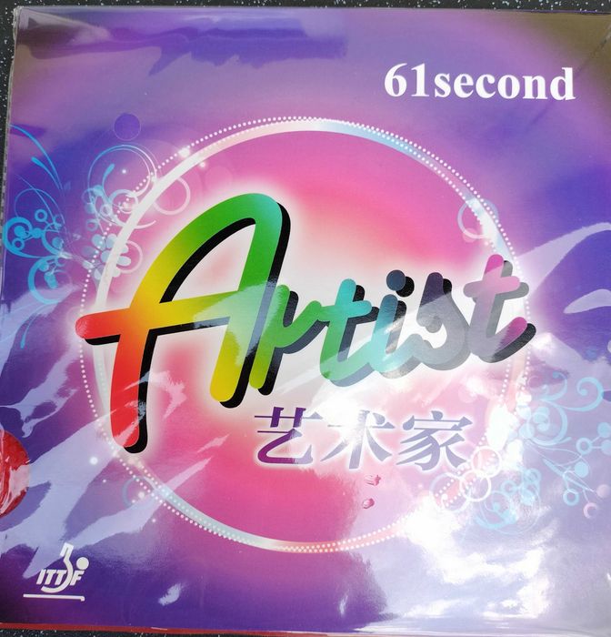 Czopy długie 61 Second Artist czerwone lub czarne 0X tenis stołowy