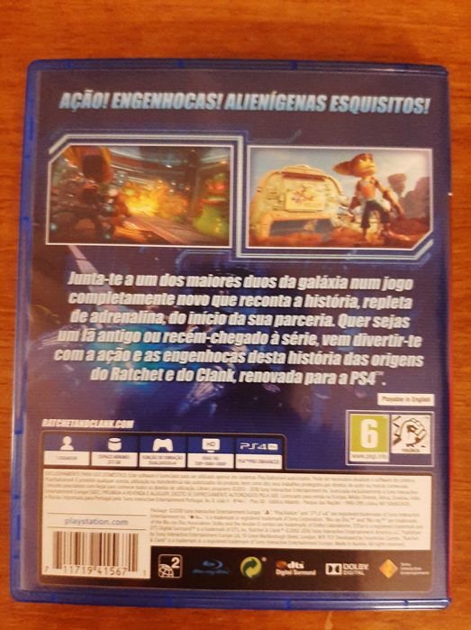 Jogo Ratchet e Clank PS4