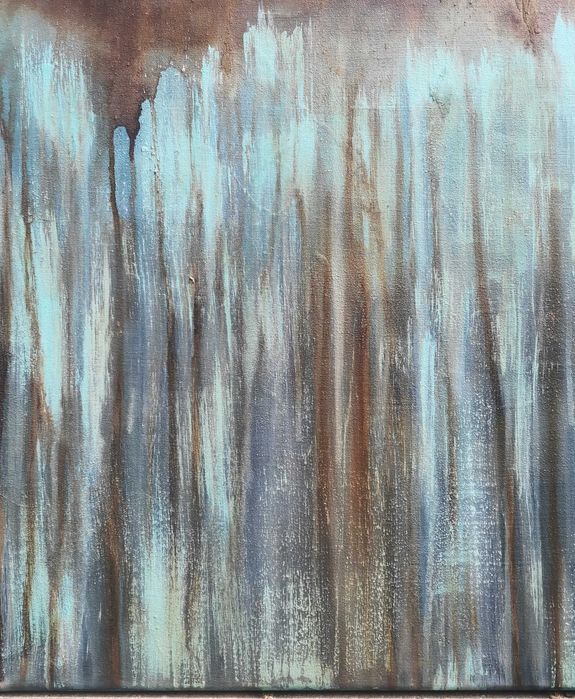 Obraz ręcznie malowany Abstrakcja "Złoto Ziemi"