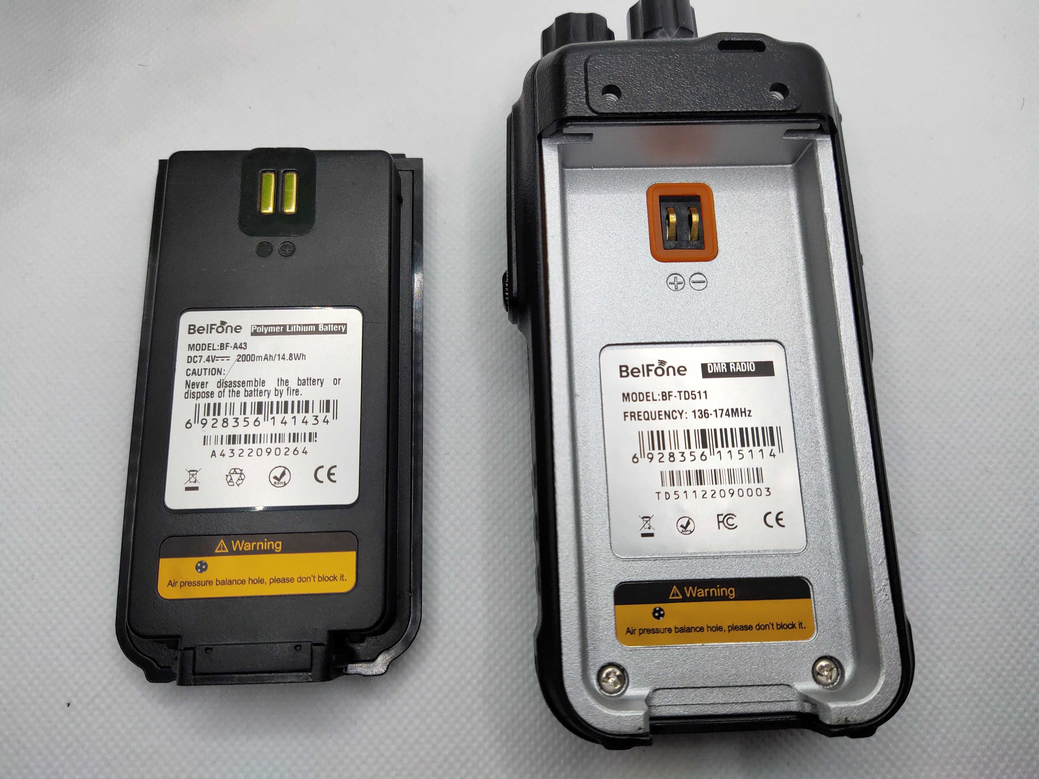 ⇒ Рация BelFone TD-511 - это шифрование AES256 с Motorola DP4801e!