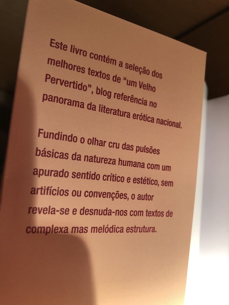 Livro Um Velho Pervertido ( Blog Erótico )