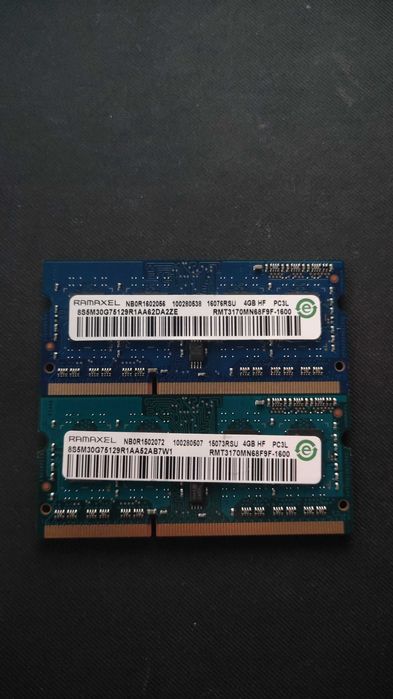 2x4GB DDR3L so-dimm Ramaxel