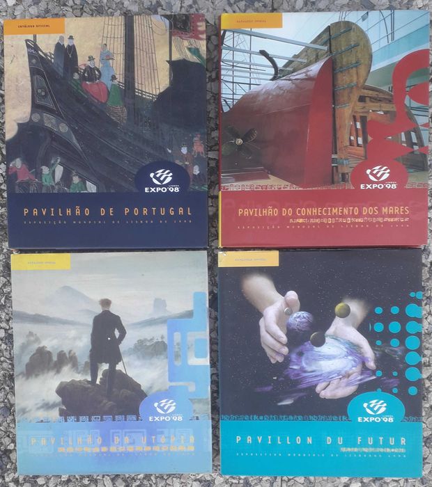 EXPO 98 - Lote/coleção cartaz, livros e outros