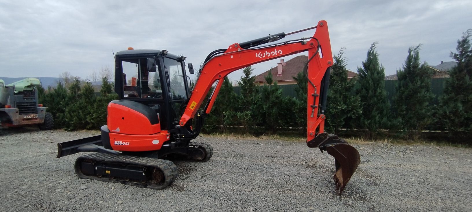 Kubota U35- 3a3,міні екскаватор,2017,1400 м/г