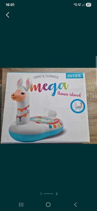 Dmuchany materac LAMA INTEX