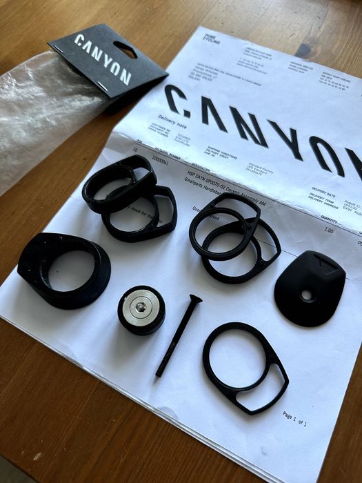 Canyon GP0070-02 Aero spacer kit - zestaw do sterów/kokpitu