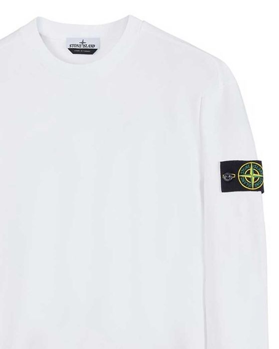 Світшот STONE ISLAND 63750 Heavy Cotton Sweatshirt White