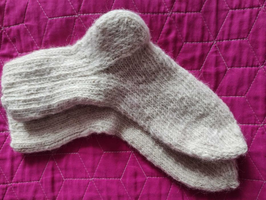 Skarpetki z wełny Alpaki rękodzieło