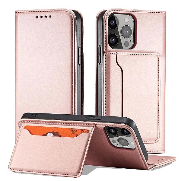 Magnet Card Case etui do iPhone 13 Pro Max pokrowiec portfel na karty