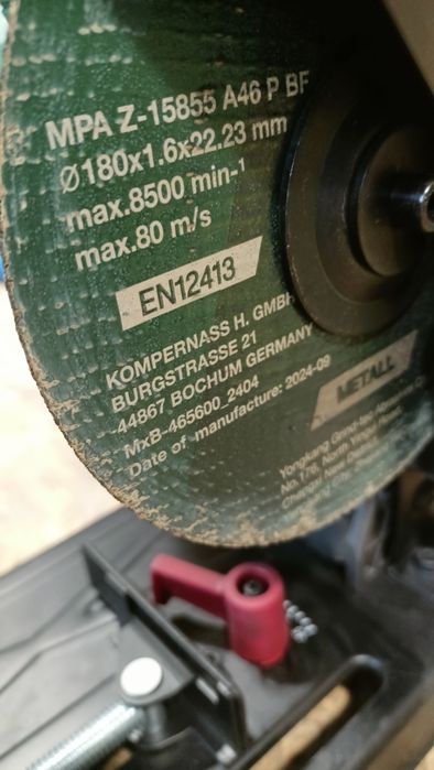 Przecinarka do metalu Parkside PMTS 180