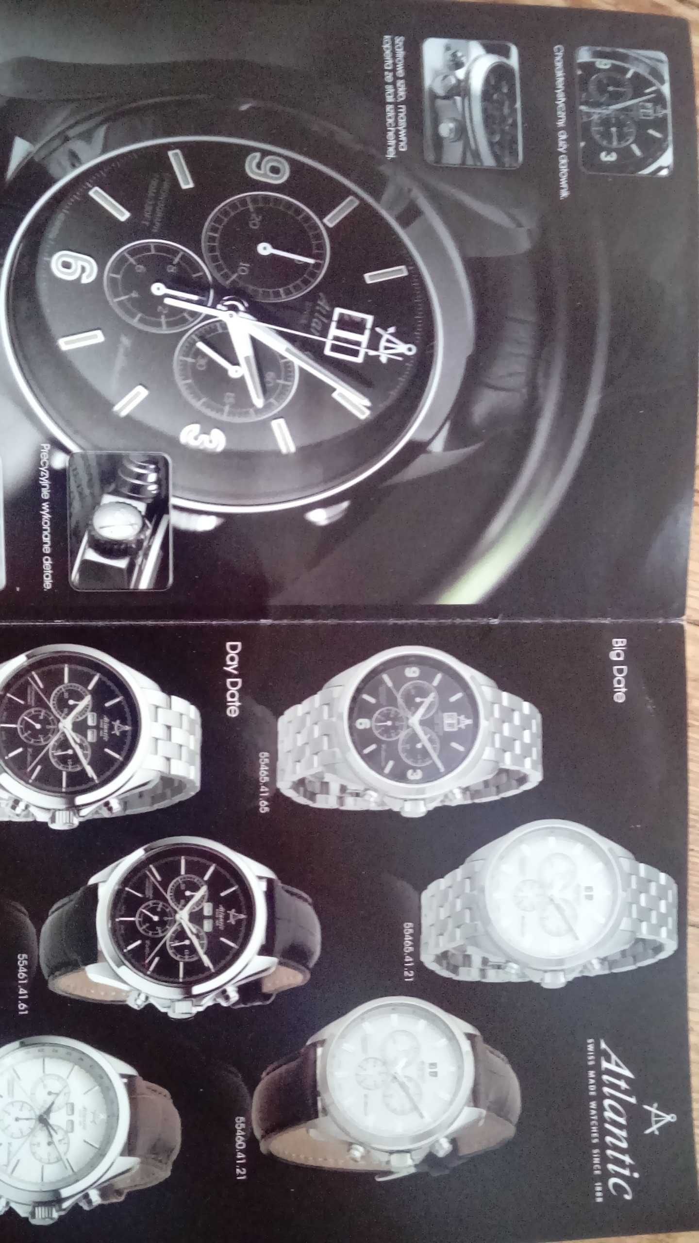 Katalogi zegarków Casio i Atlantic