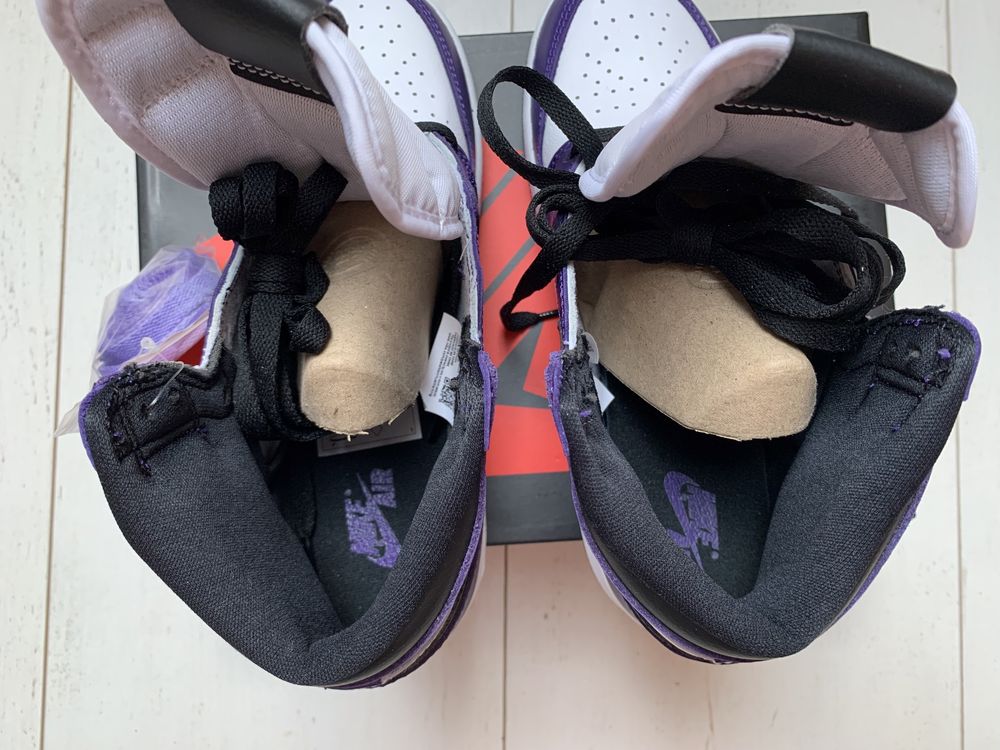 Jordan 1 High Court Purple White Nowe DS EUR 38 GS