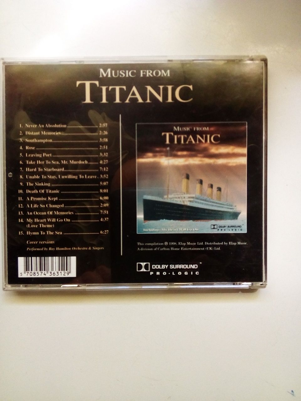 Titanic. Banda sonora do filme