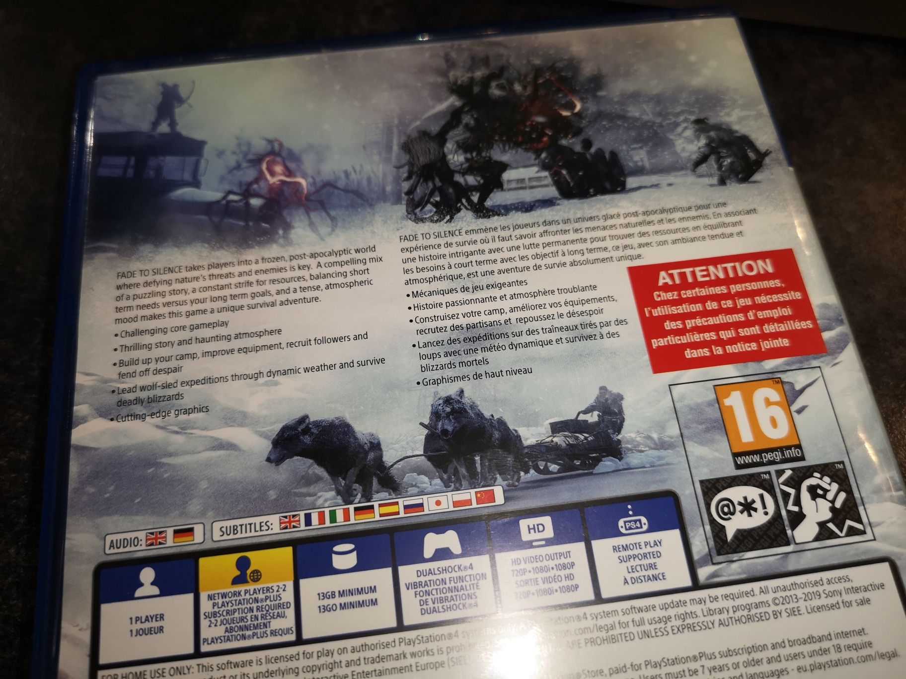 Fade to Silence PS4 gra PL (możliwość wymiany) kioskzgrami Ursus