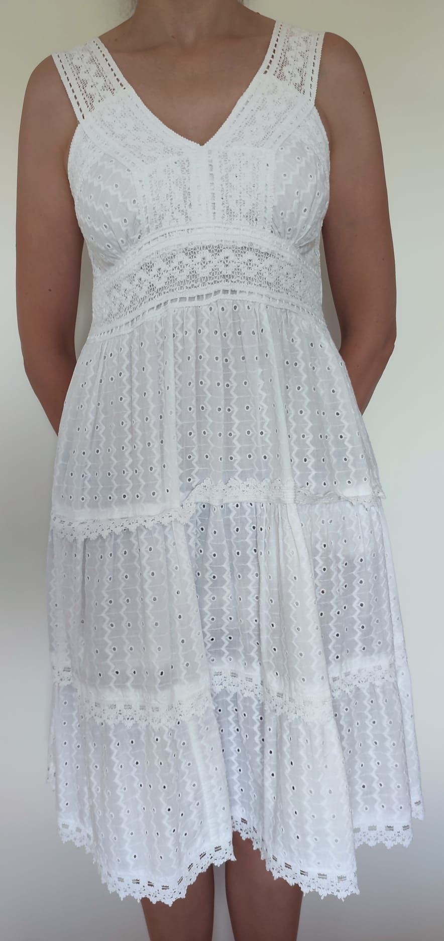 Vestido 100% algodão