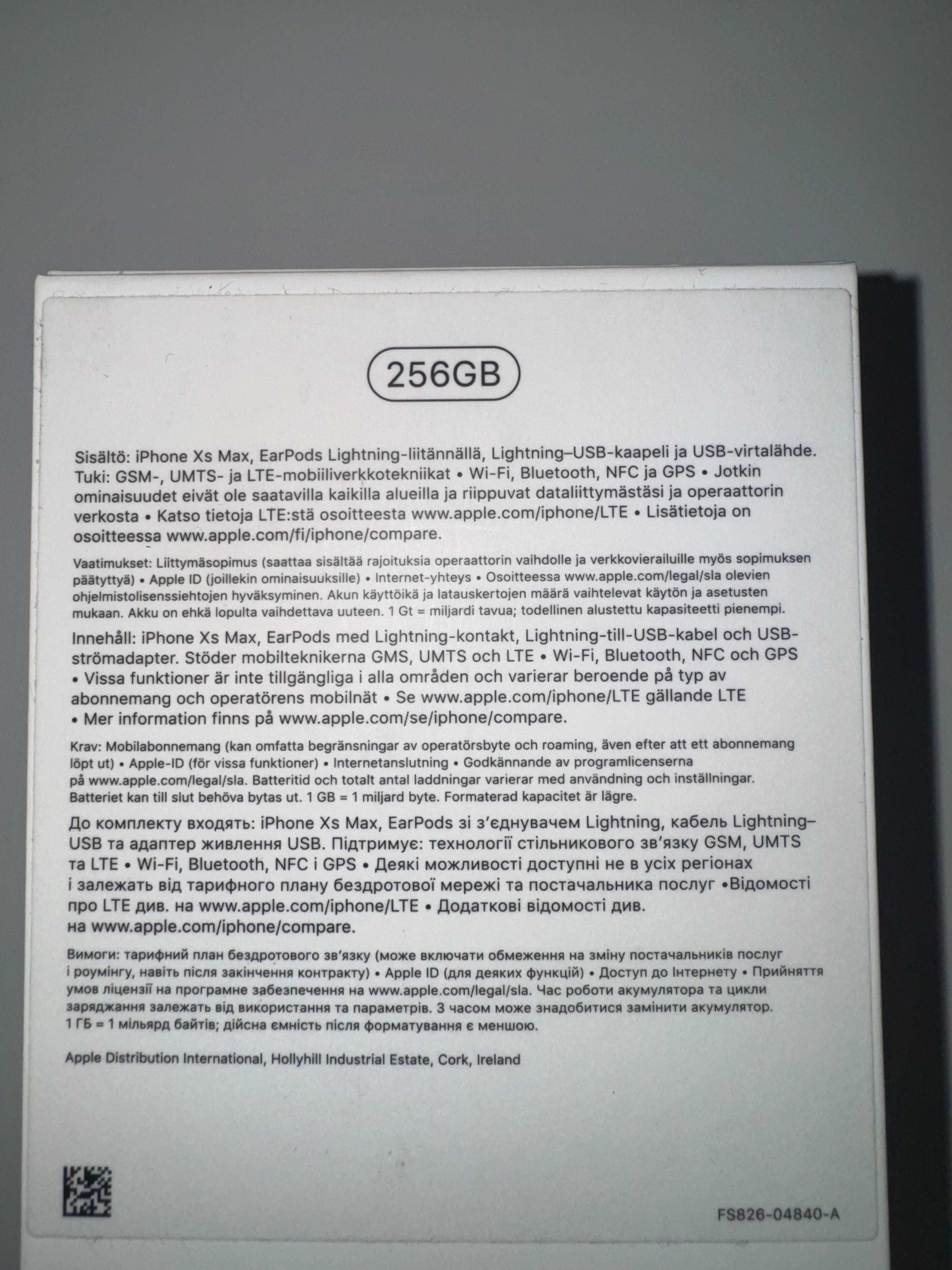 айфон xs max 256gb