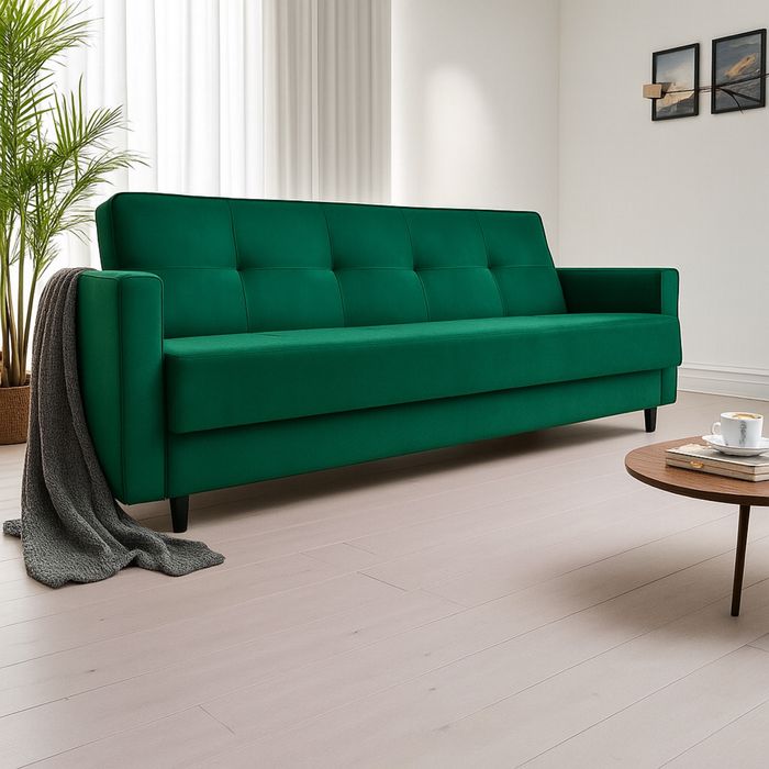 Wersalka rozkładana jakościowa bonel pojemnik wiele kolorów sofa fotel