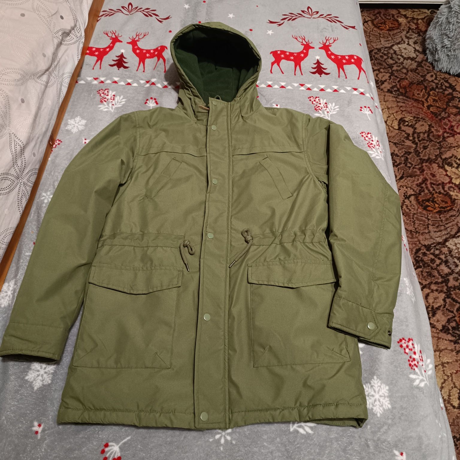 Chłopięca Parka 5 10 15 roz. 164