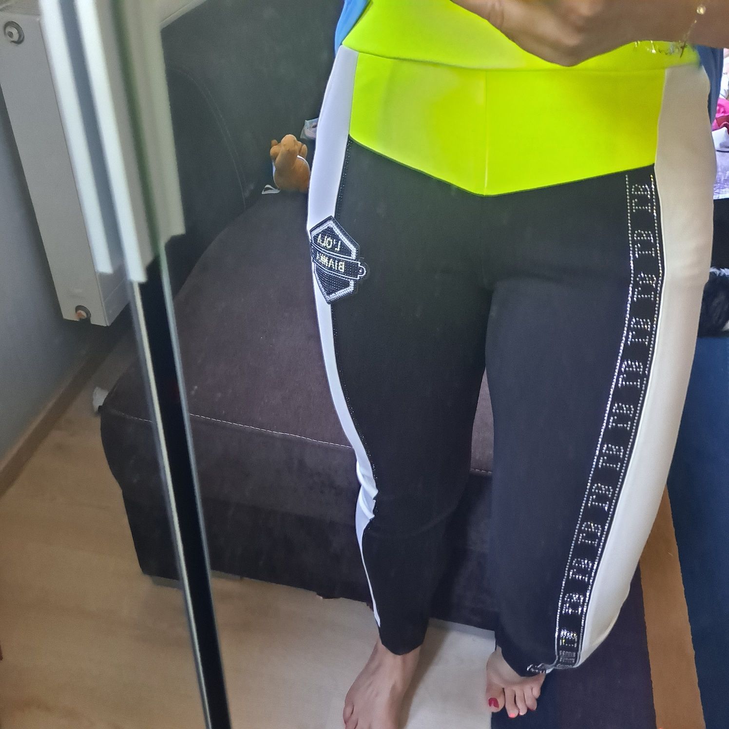 Dres cyrkonie  Lola Bianka neon