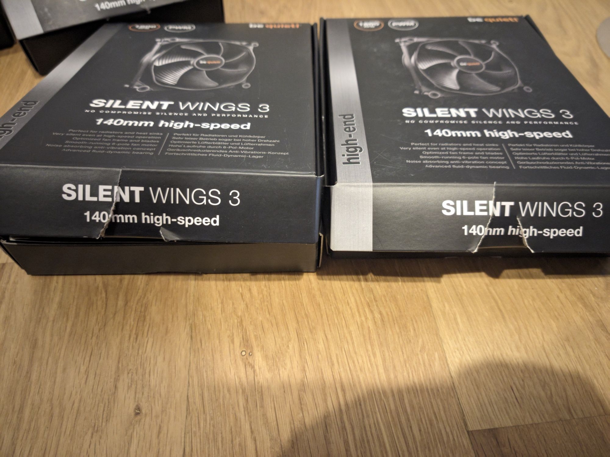 Zostały x3 Be Quiet! Silent Wings 3 140mm high-speed (1600 rpm) PWM
