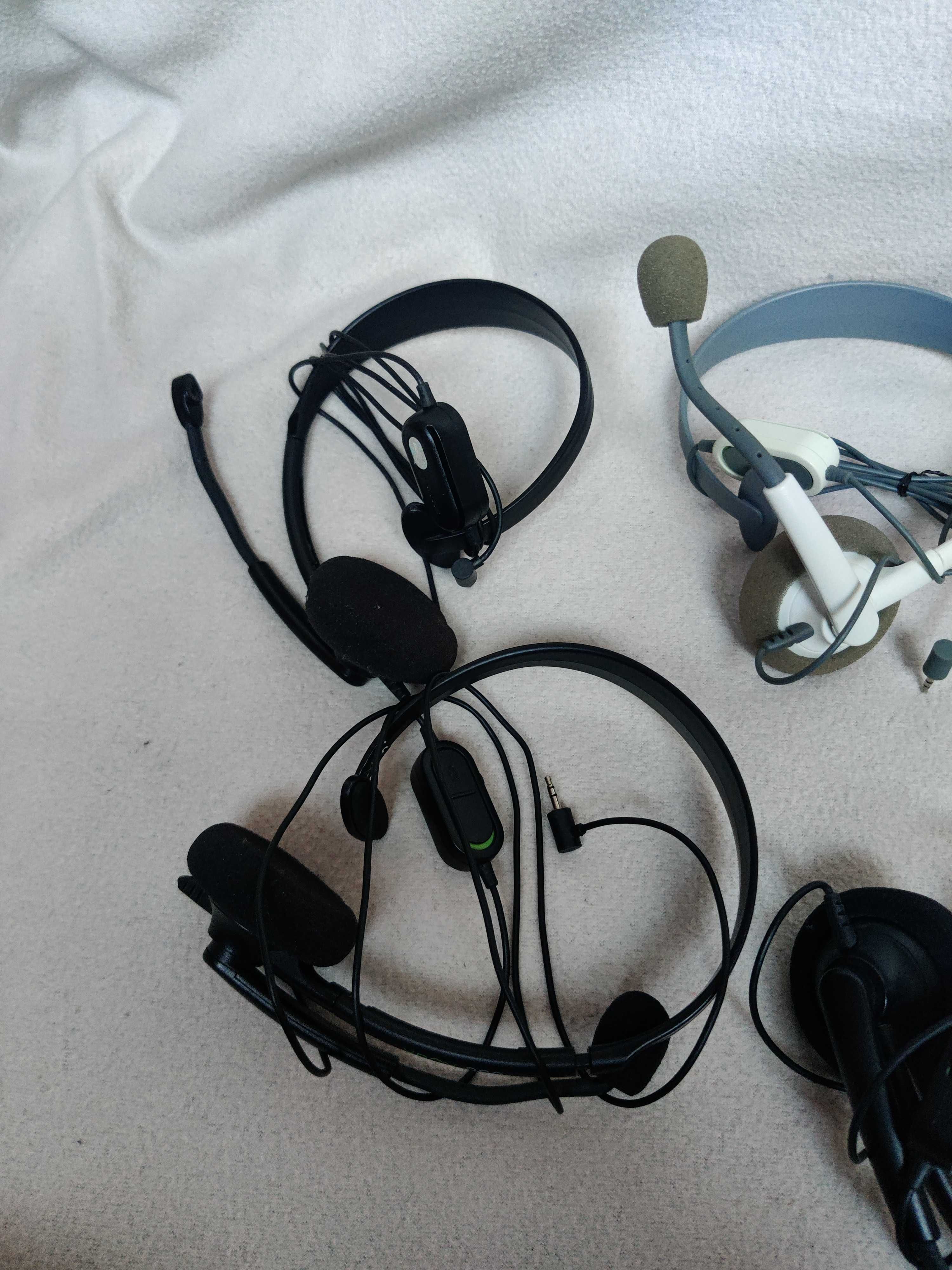 9 słuchawek / słuchawka z mikrofonem i bez  Microsoft Xbox360 headset
