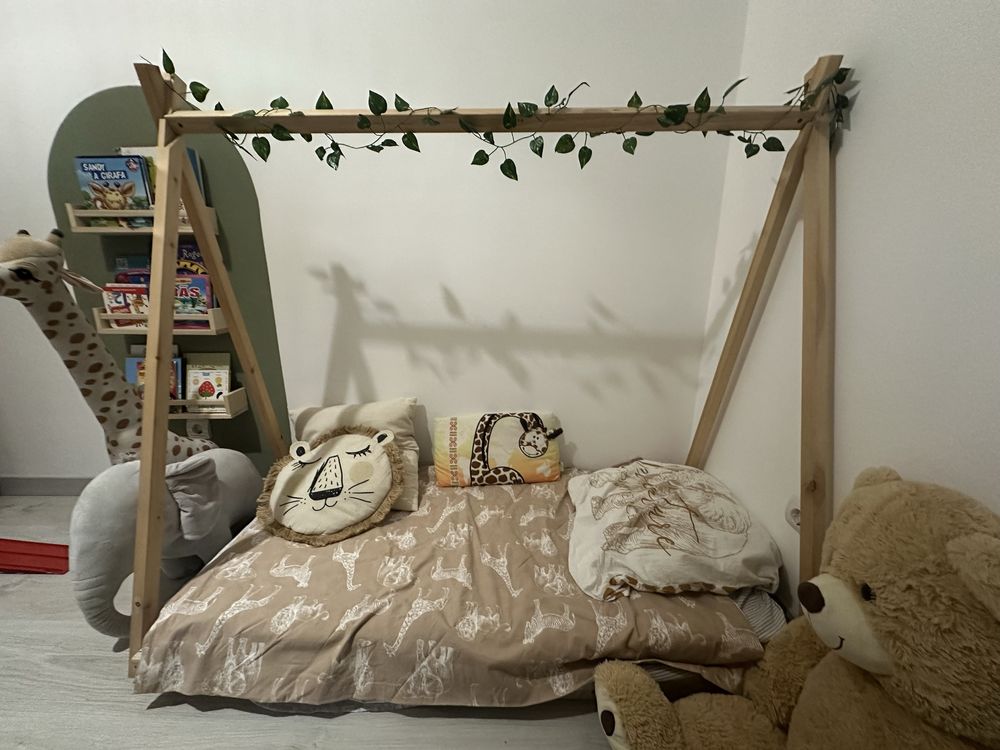 Cama com colchao crianca