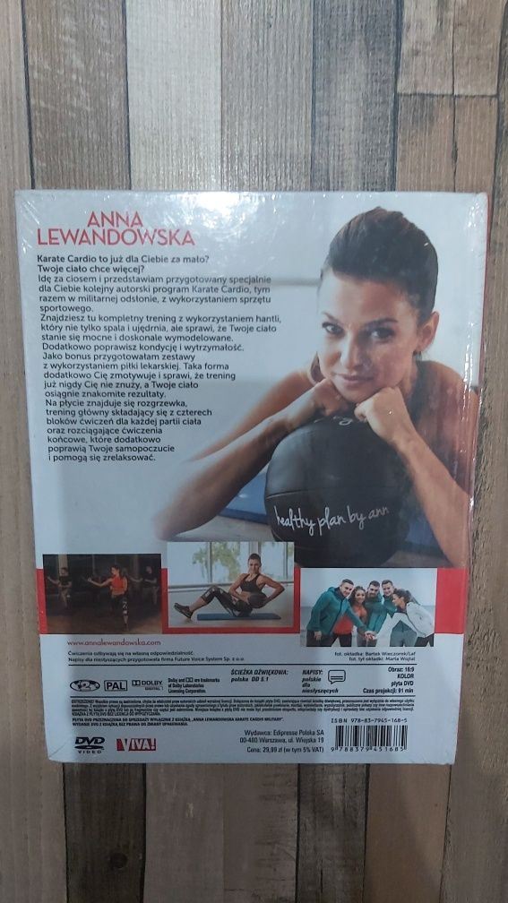 Płyta z treningiem Anny Lewandowskiej nowa
