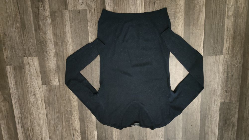 klasyczny, prosty sweterek ADAGIO kaszmir ,jedwab