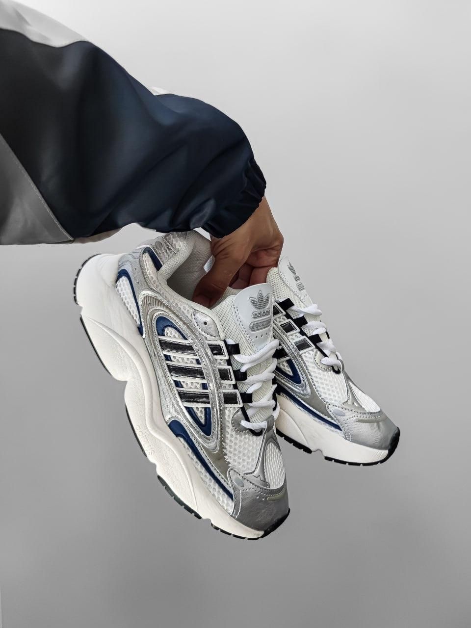 Кроссовки мужские Ozmillen Silver Blue Адідас БЕЗ ПРЕДОПЛАТИ