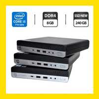 Неттоп HP EliteDesk 800 G3/Core i5/8GB DDR4/240GB SSD NEW/UHD 630