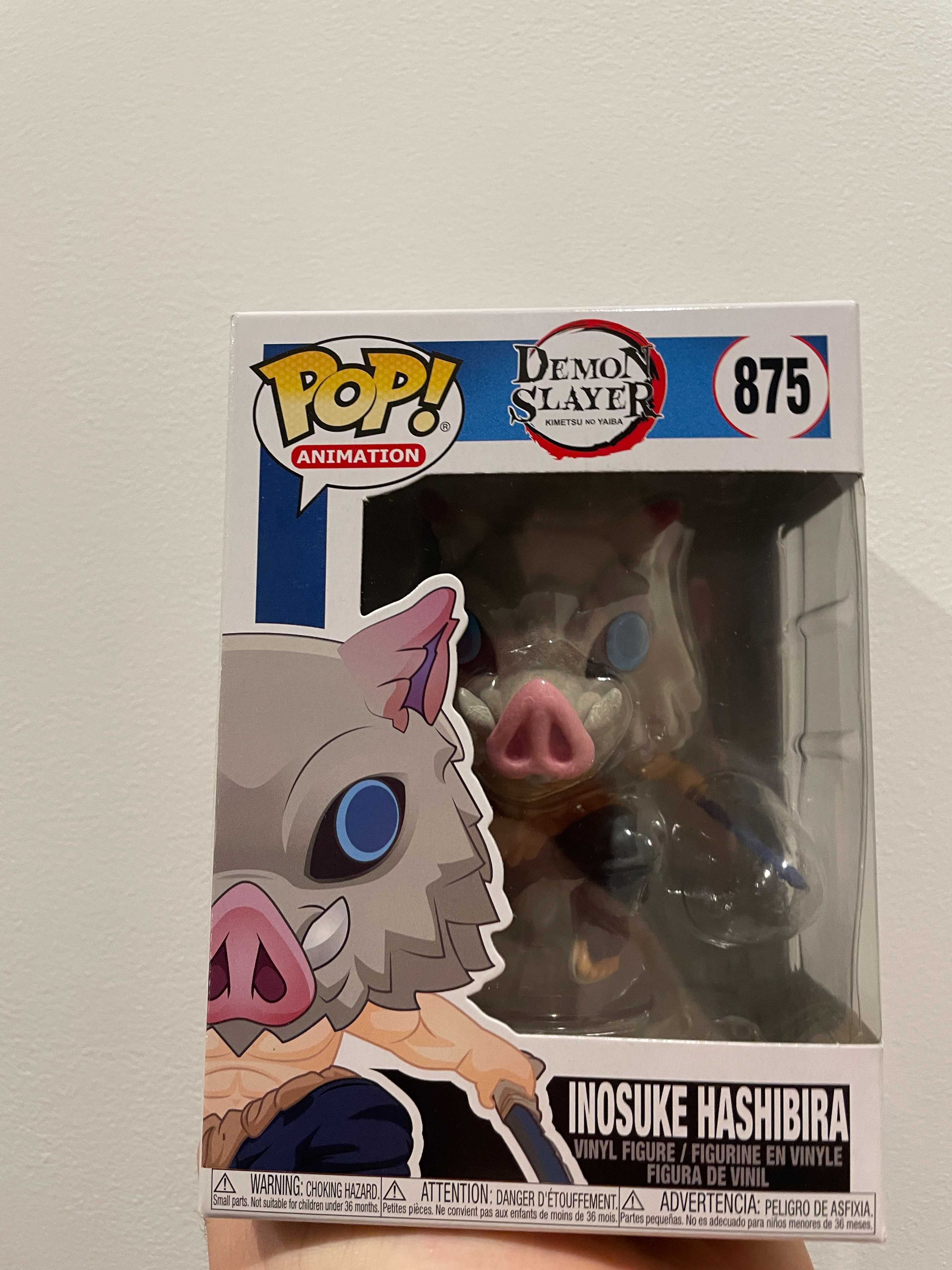 Funko Pop Demon Slayer Inosuke Hashibira Flocked