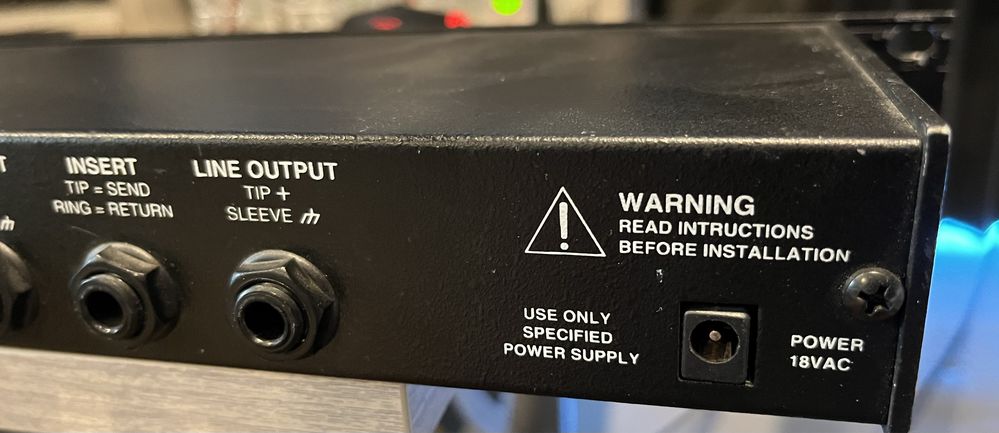 DBX 286 - procesor mikrofonowy, channel strip