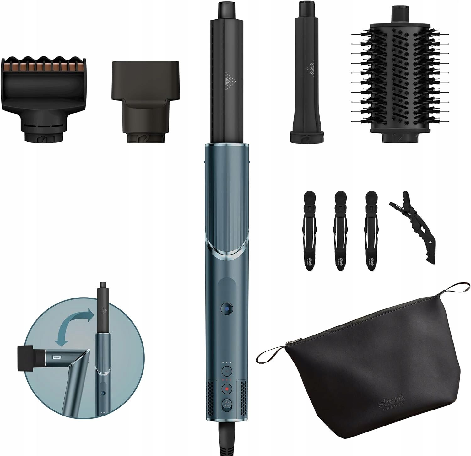 suszarka do włosów shark hd405tl flexstyle 5w1 suszarko-lokówka