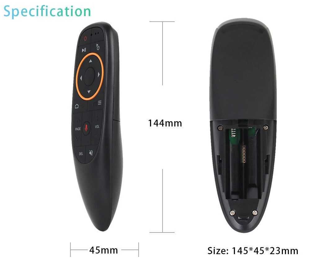 Air Mouse G10s Аэромышь с гироскопом и микрофоном Пульт для телевизора