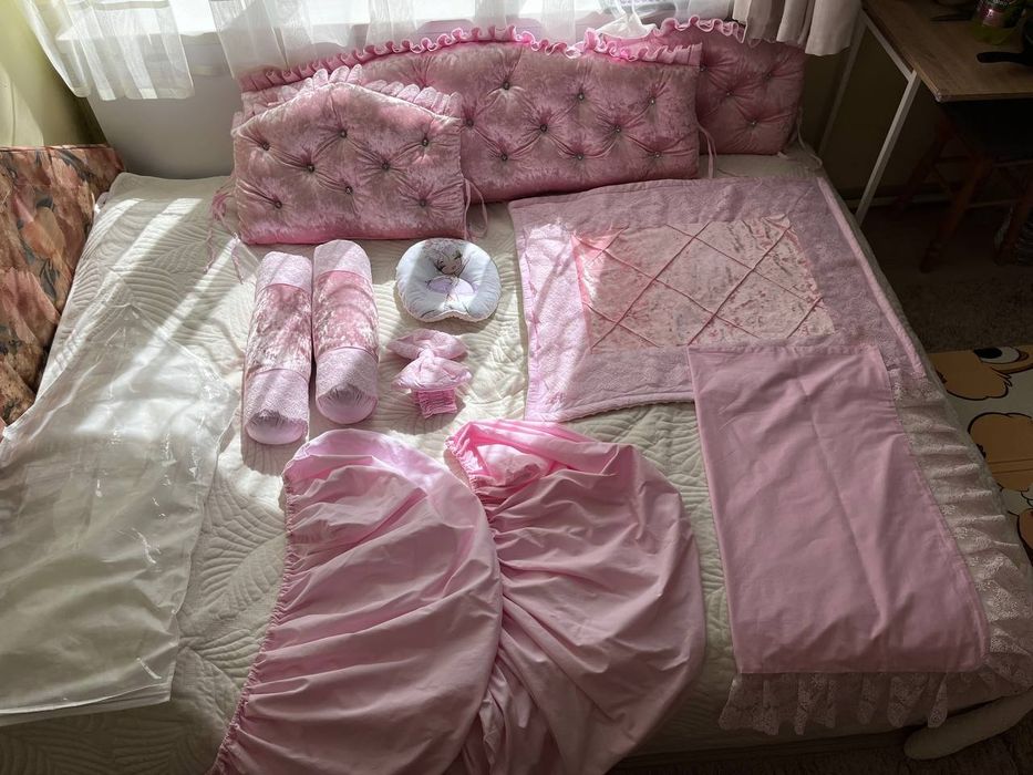 Ліжечко корона колисани плюс постіль ЦІНА ЗНИЖЕНА!