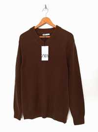 Sweter męski z tkaniny poliamid-wełna-akryl | Zara M