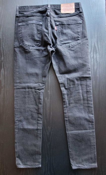 Levis 501 S 30/30 czarne męskie