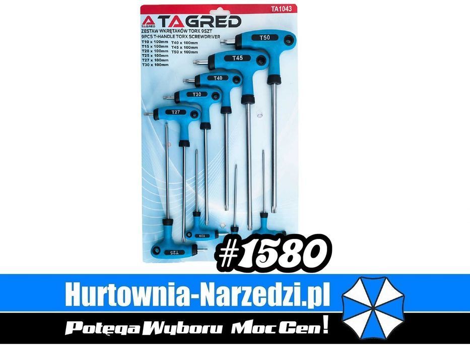 Zestaw wkrętaków torx typy T klucze torx śrubokręty torx wkrętaki torx