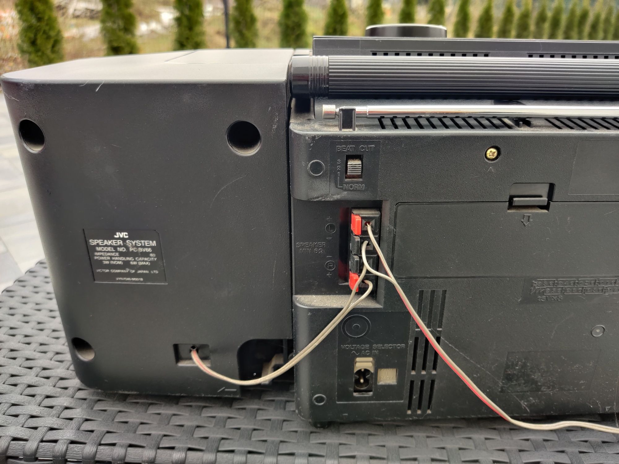 Rzadki boombox JVC PC-V66 radioodtwarzacz