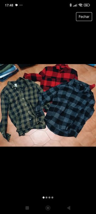 Camisas H&M M e L
