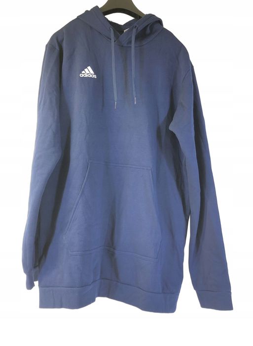 Bluza z kapturem adidas Entrada 22 XL granatowa męska wygodna i ciepła