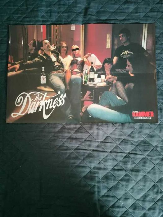 Póster original da banda The Darkness – Rock anos 2000