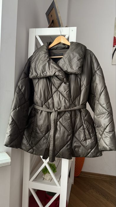 тепла осіння жіноча куртка massimo dutti массімо дутті